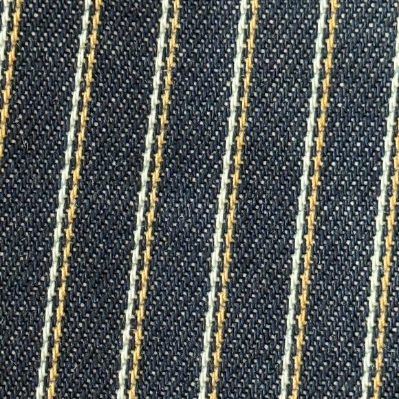 NWOT Major Threads men’s XXL Jastillana Zip Trousers Track Stripe Denim. Stack - Picture 8 of 9